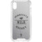 NHL Minnesota Wild Black Text iPhone XS Clear Case