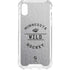 NHL Minnesota Wild Black Text iPhone XS Clear Case