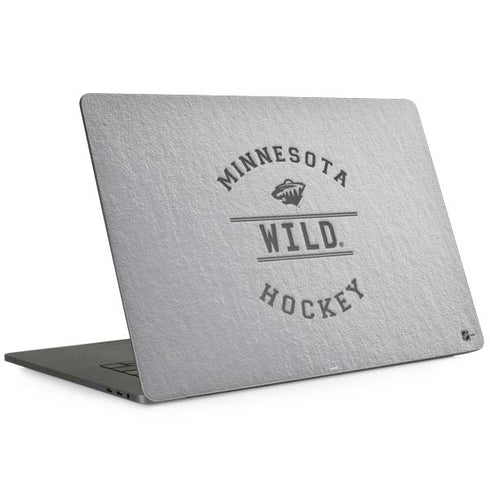 NHL Minnesota Wild Black Text MacBook Skins