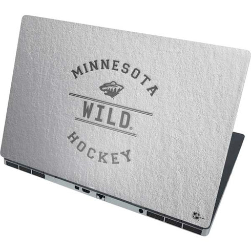 NHL Minnesota Wild Black Text Dell Precision Skin