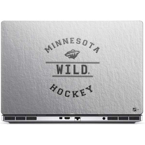 NHL Minnesota Wild Black Text Dell Precision Skin