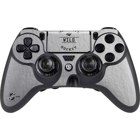 NHL Minnesota Wild Black Text PlayStation PS4 Skins