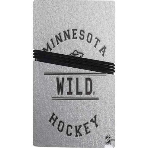 NHL Minnesota Wild Black Text PS5 Pro Bundle Skin