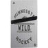 NHL Minnesota Wild Black Text PS5 Pro Disk Console Skin