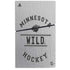 NHL Minnesota Wild Black Text PS5 Slim Digital Edition Console Skin