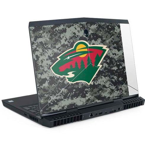 NHL Minnesota Wild Camo Dell Alienware Skin