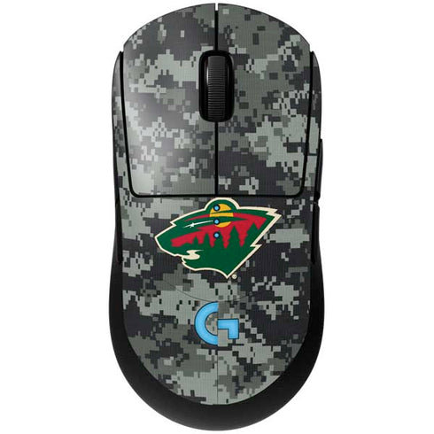 NHL Minnesota Wild Camo G Pro Wireless Gaming Mouse Skin