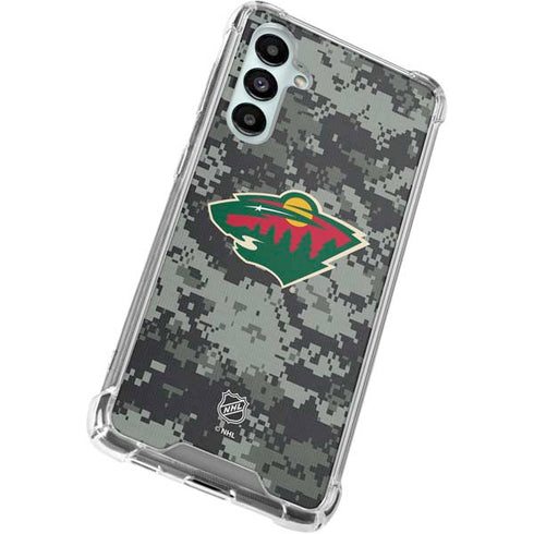 NHL Minnesota Wild Camo Galaxy A16 5G Clear Case