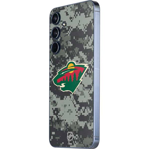 NHL Minnesota Wild Camo Galaxy A35 5G Skin