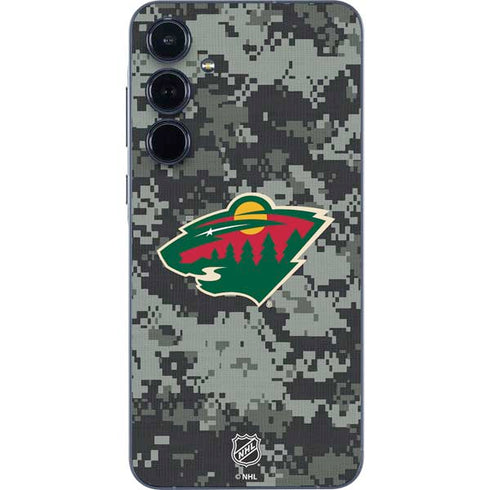 NHL Minnesota Wild Camo Galaxy A36 5G Skin
