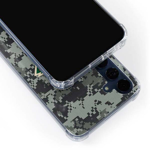 NHL Minnesota Wild Camo Galaxy A55 5G Clear Case
