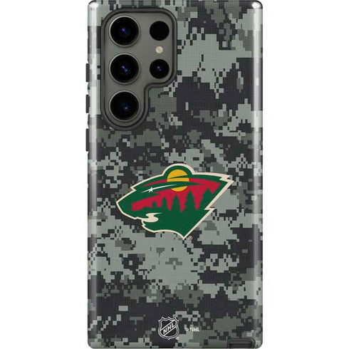 NHL Minnesota Wild Camo Galaxy S23 Ultra Pro Case