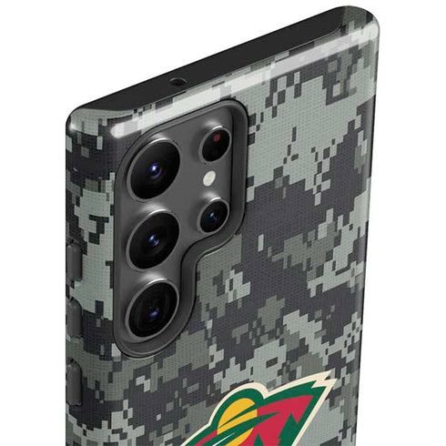 NHL Minnesota Wild Camo Galaxy S23 Ultra Pro Case
