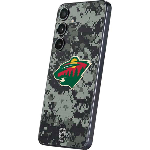 NHL Minnesota Wild Camo Galaxy S25 Plus Skin