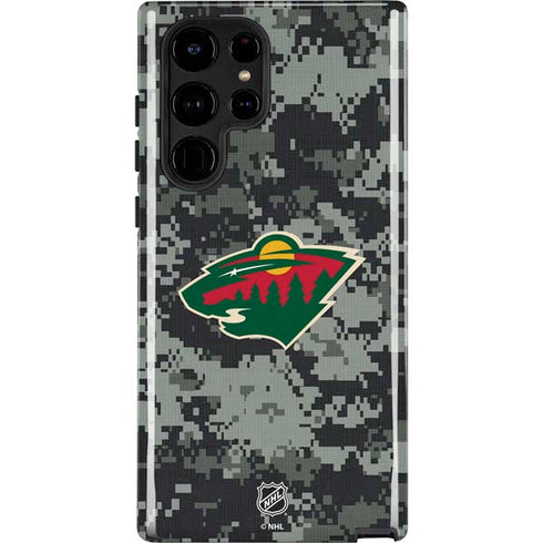 NHL Minnesota Wild Camo Galaxy S25 Ultra Impact Case
