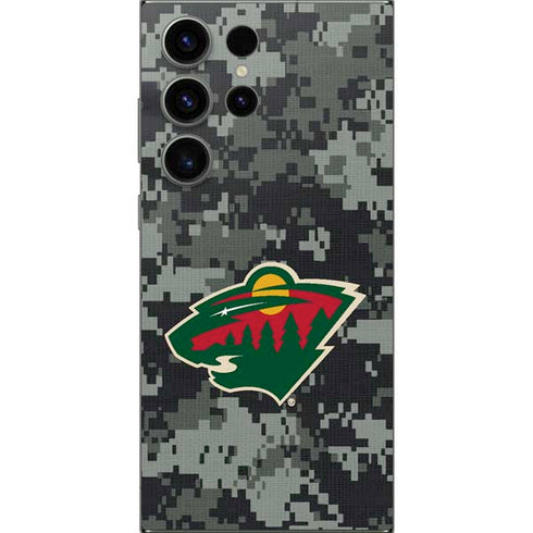NHL Minnesota Wild Camo Galaxy S24 Ultra Skin