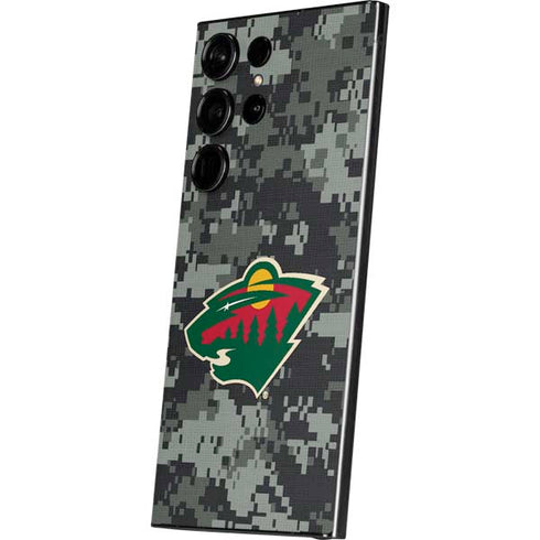 NHL Minnesota Wild Camo Galaxy S25 Ultra Skin
