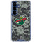 NHL Minnesota Wild Camo Galaxy S25 Plus Clear Case