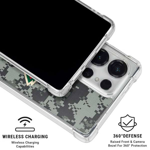 NHL Minnesota Wild Camo Galaxy S25 Ultra Clear Case