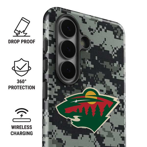 NHL Minnesota Wild Camo Galaxy S26 Impact Case