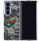 NHL Minnesota Wild Camo Galaxy Z Fold5 5G Clear Case