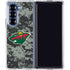 NHL Minnesota Wild Camo Galaxy Z Fold6 Clear Case