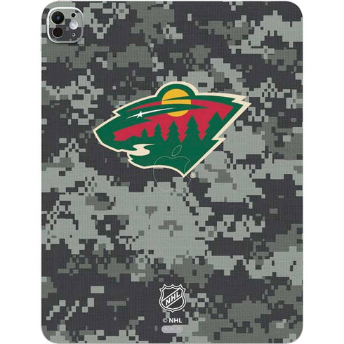 NHL Minnesota Wild Camo iPad Pro 13in M4 (2024) Skin