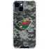 NHL Minnesota Wild Camo iPhone 15 Clear Case