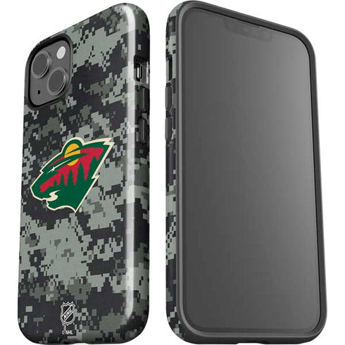 NHL Minnesota Wild Camo iPhone 15 Impact Case