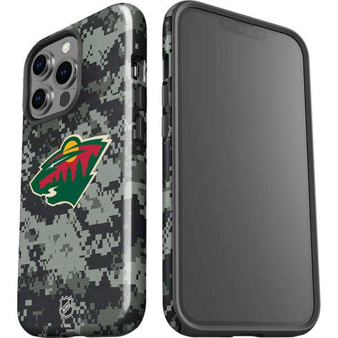 NHL Minnesota Wild Camo iPhone 15 Pro Impact Case