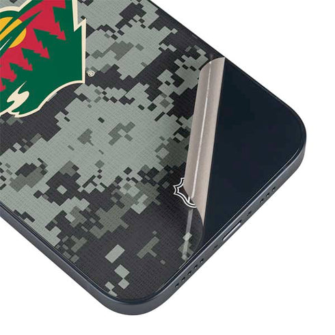 NHL Minnesota Wild Camo iPhone 15 Skin
