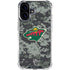 NHL Minnesota Wild Camo iPhone 16 Clear Case