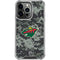 NHL Minnesota Wild Camo iPhone 16 Pro Clear Case