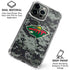 NHL Minnesota Wild Camo iPhone 16 Pro Clear Case