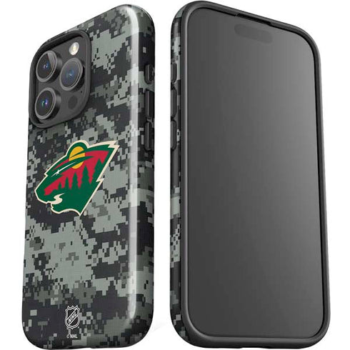 NHL Minnesota Wild Camo iPhone 16 Pro Impact Case