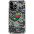 NHL Minnesota Wild Camo iPhone 16 Pro Max Clear Case
