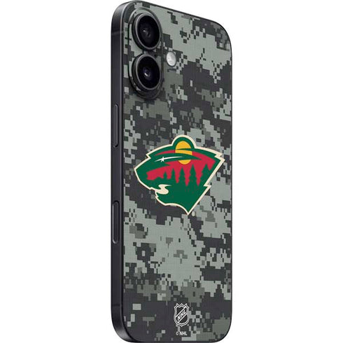 NHL Minnesota Wild Camo iPhone 16 Skin