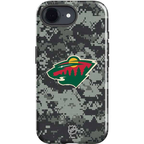 NHL Minnesota Wild Camo iPhone 16e Impact Case