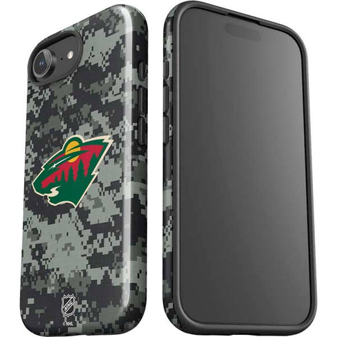 NHL Minnesota Wild Camo iPhone 16e Impact Case