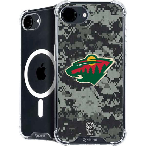 NHL Minnesota Wild Camo iPhone 16e MagSafe Case