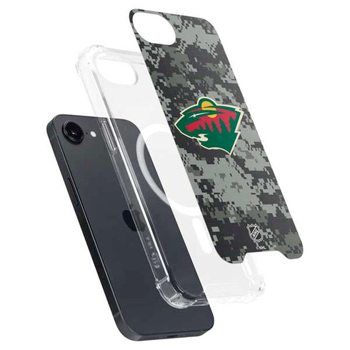 NHL Minnesota Wild Camo iPhone 16e MagSafe Case