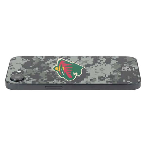 NHL Minnesota Wild Camo iPhone 16e Skin