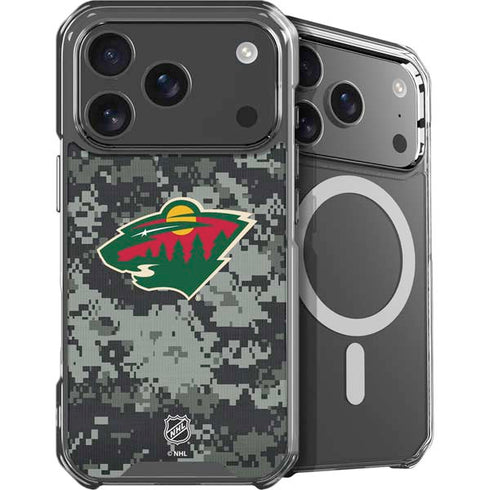 NHL Minnesota Wild Camo iPhone 18 Pro Max MagSafe Case