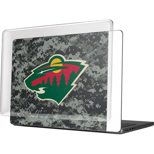 NHL Minnesota Wild Camo MacBook Pro 14in (2021-24) Case plus Skin