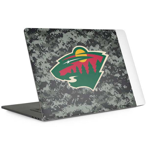 NHL Minnesota Wild Camo MacBook Skins