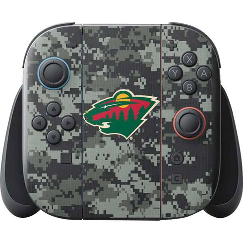 NHL Minnesota Wild Camo Nintendo Switch 2 (2025) with Joy-Con Skin