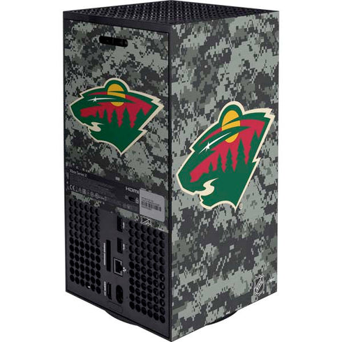 NHL Minnesota Wild Camo XBox Series X Digital Edition Bundle Skin