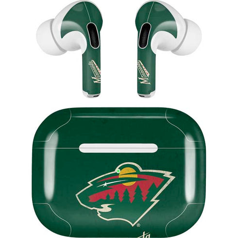NHL Minnesota Wild Distressed AirPods Skins