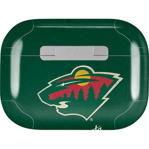 NHL Minnesota Wild Distressed AirPods Skins