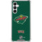 NHL Minnesota Wild Distressed Galaxy A16 5G Clear Case